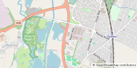 Map of Leicester, Leicestershire