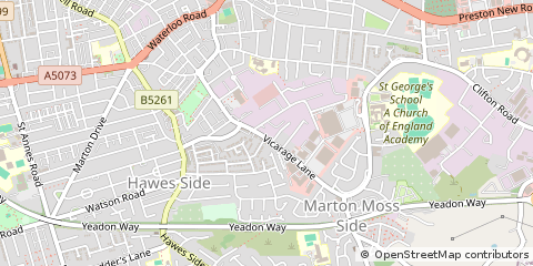 Map of Blackpool