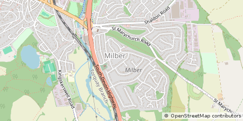 Map of Newton Abbot, Devon