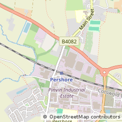 Map of Pinvin, Worcestershire