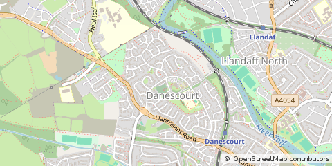 Map of Cardiff