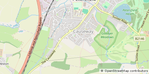 Map of Petersfield, Hampshire