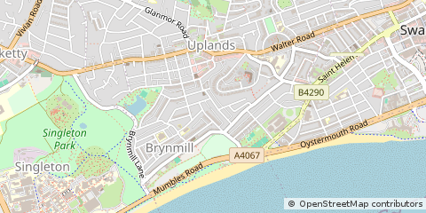 Map of Abertawe