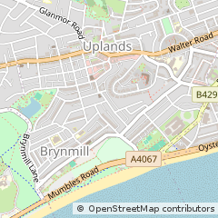 Map of Abertawe