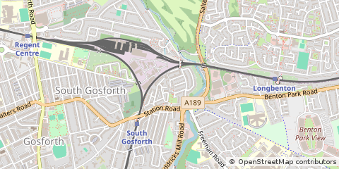 Map of Newcastle Upon Tyne