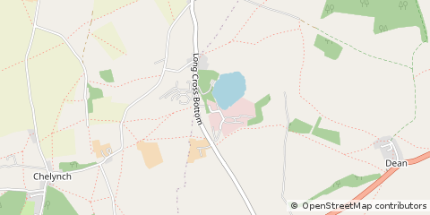 Map of Shepton Mallet, Somerset