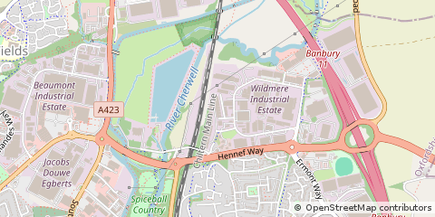 Map of Banbury