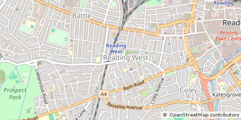 Map of Reading