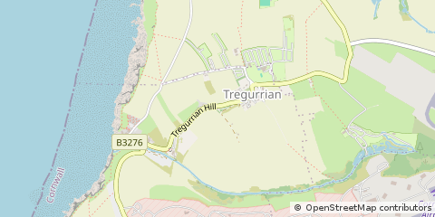 Map of Newquay, Cornwall