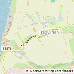 Map of Newquay, Cornwall