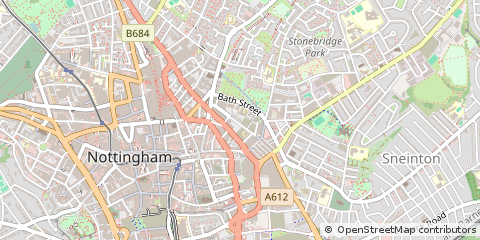 Map of Nottingham