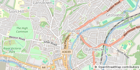 Map of Bath