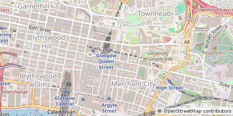 Map of Glasgow