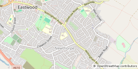 Map of Nottingham