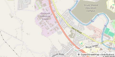 Map of Omagh, Tyrone