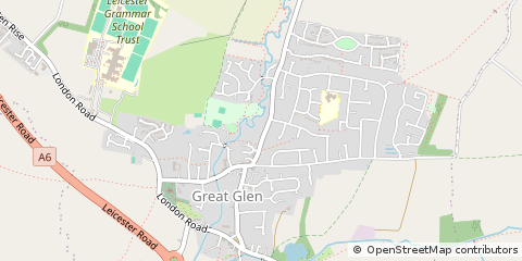 Map of Leicester