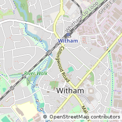 Map of Witham, Essex
