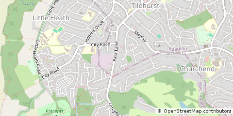Map of Reading