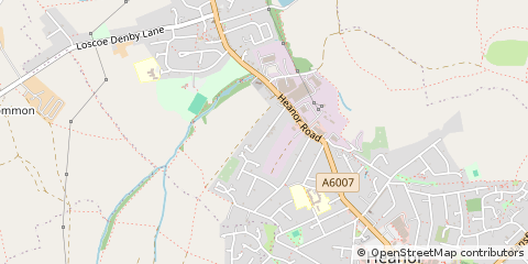 Map of Loscoe, Derbyshire