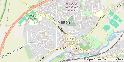 Map of Malton, North Yorkshire