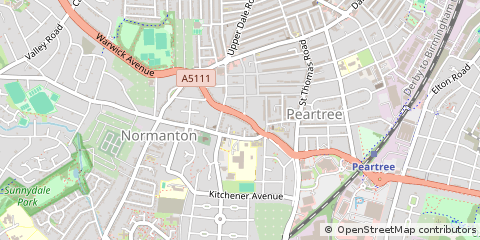 Map of Derby