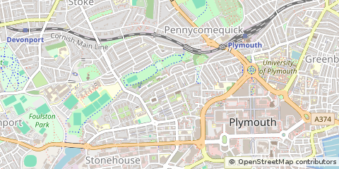 Map of Plymouth