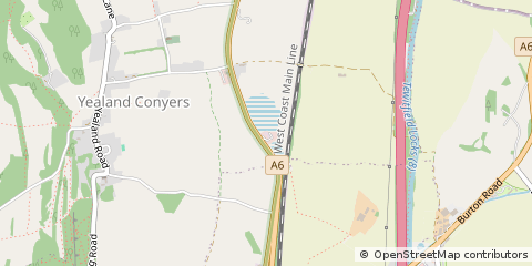 Map of Carnforth, Lancashire