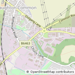 Map of Dinnington, South Yorkshire