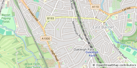 Map of NEW Barnet, London