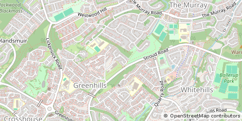 Map of Glasgow, Lanarkshire
