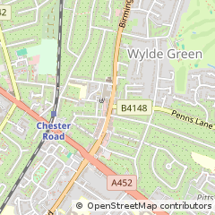 Map of Sutton Coldfield