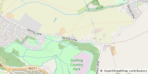 Map of Lambley, Nottinghamshire