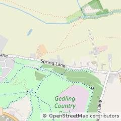Map of Lambley, Nottinghamshire