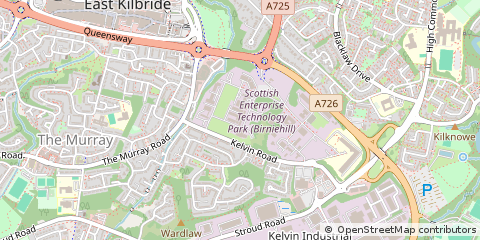 Map of East Kilbride
