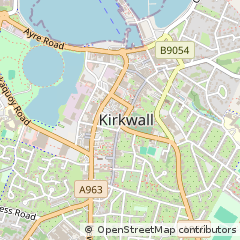 Map of Kirkwall, Orkney