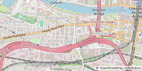 Map of Glasgow
