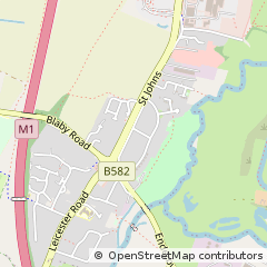 Map of Leicester, Leicestershire