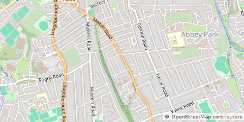 Map of Nottingham, Notts