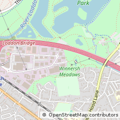 Map of Wokingham, Berkshire