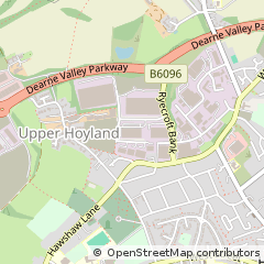 Map of Barnsley