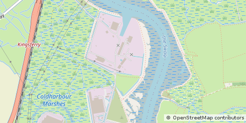 Map of Sittingbourne, Kent