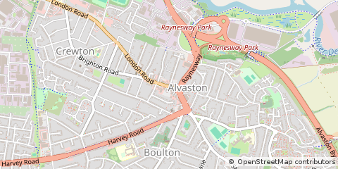 Map of Derby, Derbyshire