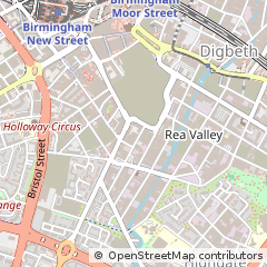 Map of Birmingham, West Midlands
