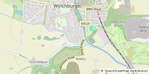 Map of Broxburn