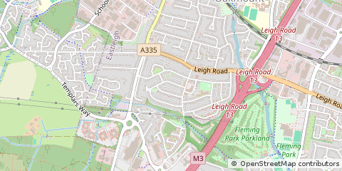 Map of Eastleigh
