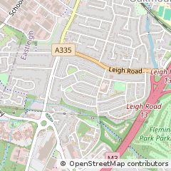 Map of Eastleigh