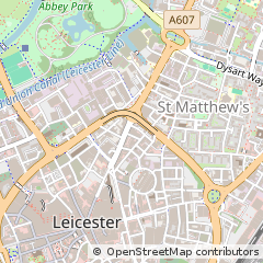 Map of Leicester