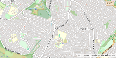 Map of Bournemouth