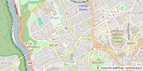 Map of Bristol