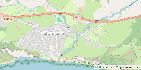 Map of Bridport, Dorset